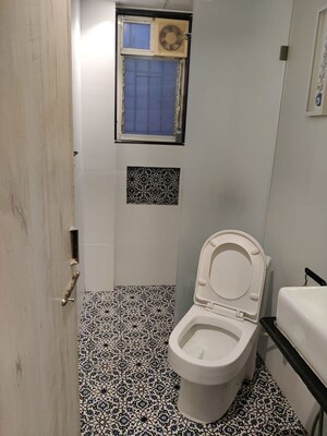 Bathroom in 3 BHK Apartment at Hermes Complex, Sangamvadi – for Rent