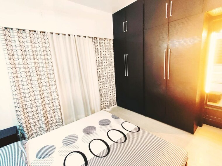 Bedroom, hermes-complex 3 Bedroom 1400 Sq.Ft. Apartment In Sangamvadi Pune 10110736
