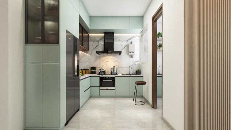 Kitchen, kumar-primeview 2 Bedroom 713 Sq.Ft. Apartment In Hadapsar Pune 10110755
