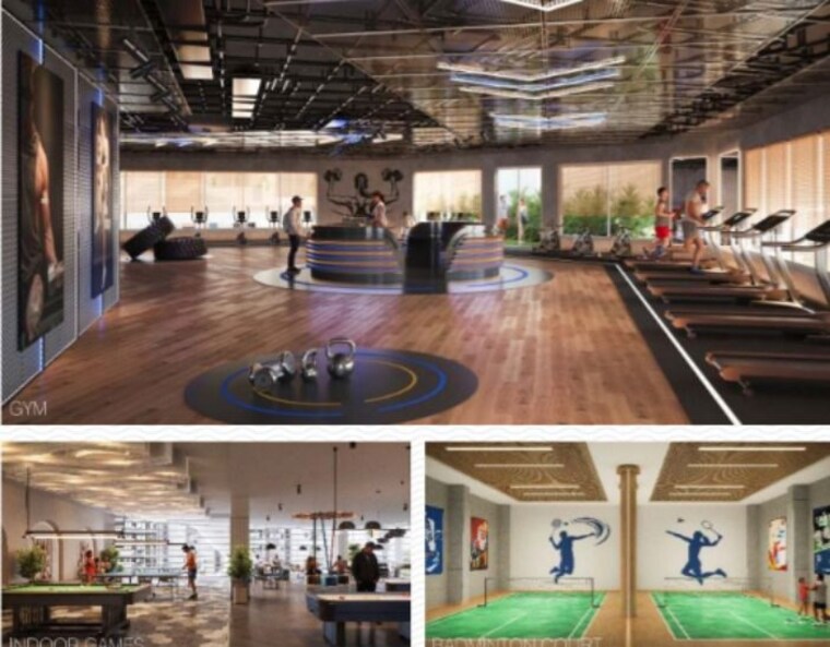 Gym, anvita-ivana 3 Bedroom 1930 Sq.Ft. Apartment In Kollur Hyderabad 9055351