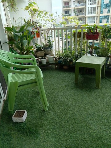 Balcony in 4 BHK Apartment at Emaar Palm Terraces Select, Sector 66 – for Rent