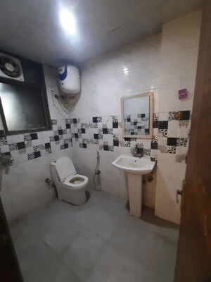 Bathroom in 2 BHK Builder Floor at Chattarpur – for Rent
