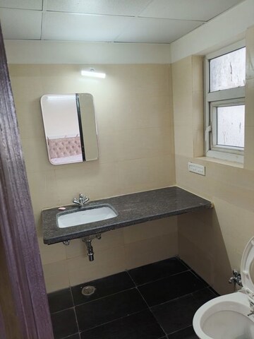 Bathroom in 3 BHK Apartment at Omaxe Heights, Sector 86 – for Rent