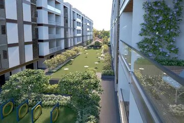 Balcony in 4 BHK Builder Floor at Adani Samsara Ivana, Sector 63 – for Sale