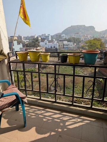 Balcony in 3 BHK Apartment at Morabadi – for Rent