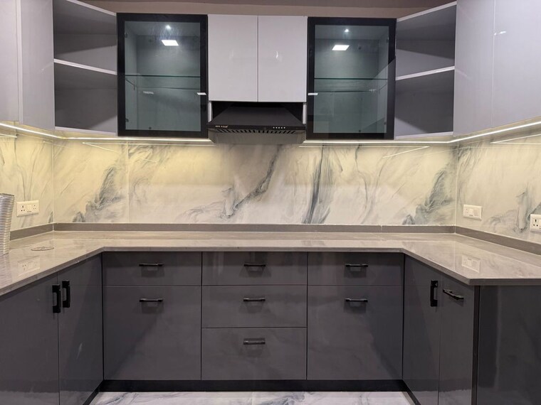 Kitchen, sector 13 dwarka 3 Bedroom 1500 Sq.Ft. Apartment In Sector 13 Dwarka Delhi 10110856