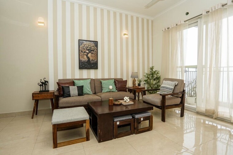 Living Room, ats-happy-trails 3.5 Bedroom 1385 Sq.Ft. Apartment In Sector 10 Greater Noida Greater Noida 10110842