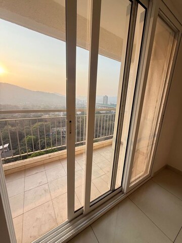 Balcony in 2 BHK Apartment at Godrej Emerald, Ghodbunder Road – for Rent