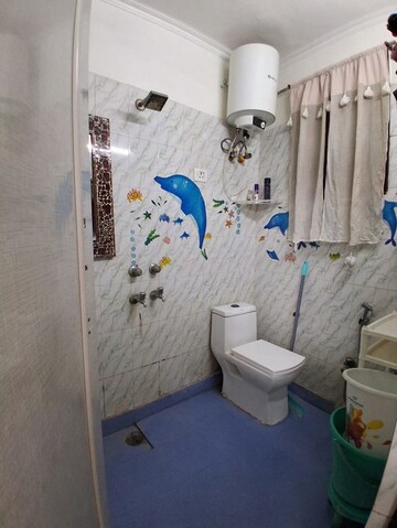 Bathroom in 2 BHK Builder Floor at Rajpur Khurd Extension – for Rent