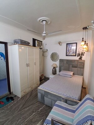 Bedroom in 2 BHK Builder Floor at Rajpur Khurd Extension – for Rent