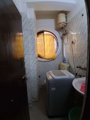 Bathroom in 2 BHK Builder Floor at Rajpur Khurd Extension – for Rent