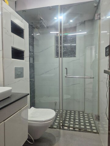 Bathroom in 3 BHK Apartment at Dwarka – for Rent