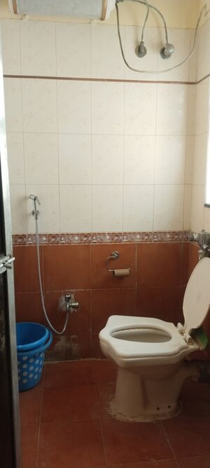 Bathroom in 2 BHK Apartment at Vasant Oscar, Mulund West – for Rent