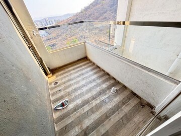Balcony in 2 BHK Apartment at Saheel Itrend Homes Phase 2, Hinjewadi – for Rent