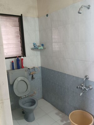 Bathroom in 2 BHK Apartment at Landmark Primrose, Balewadi – for Rent