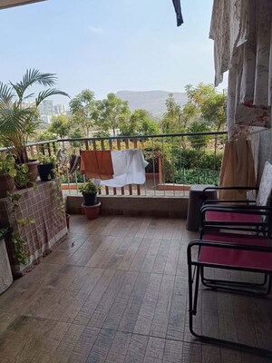 Balcony in 3 BHK Apartment at Shapoorji Pallonji Joyville Hinjewadi Phase 2, Hinjewadi – for Rent