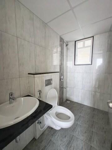 Bathroom in 3 BHK Apartment at Shapoorji Pallonji Joyville Hinjewadi Phase 2, Hinjewadi – for Rent