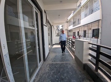 Balcony in 4 BHK Apartment at Green Fields Colony – for Sale