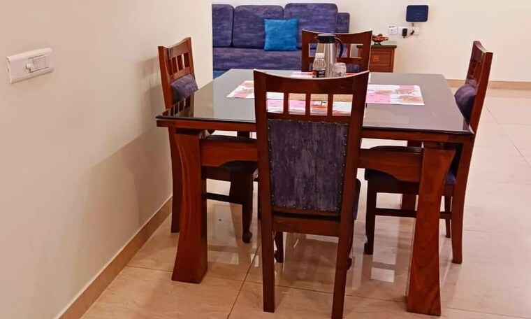 Dining area, mi-rustle-court 2 Bedroom 1450 Sq.Ft. Apartment In Gomti Nagar Lucknow 10111441