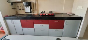 Kitchen in 2.5 BHK Apartment at Vrindavan Elegance, Wakad – for Rent