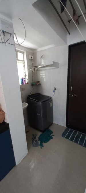 Bathroom in 1 BHK Apartment at Swami Aangan, Wakad – for Rent