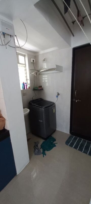 Bathroom in 1 BHK Apartment at Swami Aangan, Wakad – for Rent