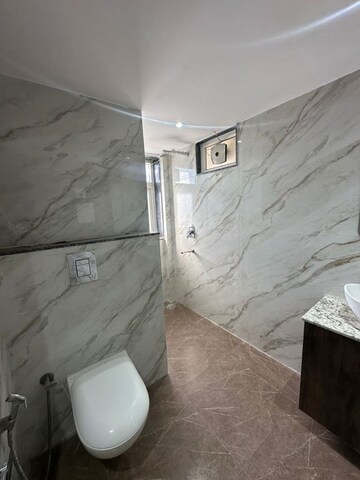 Bathroom in 3 BHK Apartment at Dwarka – for Rent