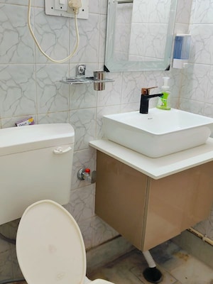 Bathroom in 3 BHK Builder Floor at Birla Navya, Sector 63a – for Rent