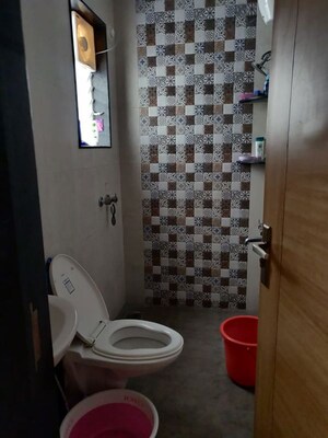 Bathroom in 2 BHK Apartment at Landmark Primrose, Balewadi – for Rent