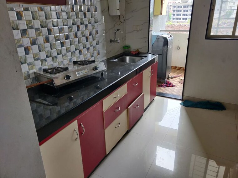 Kitchen, pate-stylus 4 Bedroom 2200 Sq.Ft. Apartment In Balewadi Pune 10111683