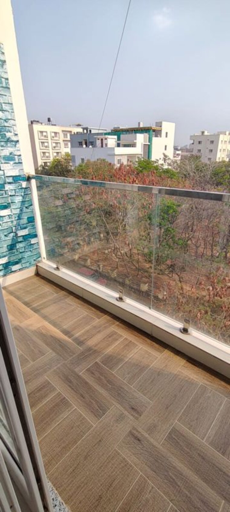 Balcony, gachibowli 3 Bedroom 1800 Sq.Ft. Apartment In Gachibowli Hyderabad 10111704
