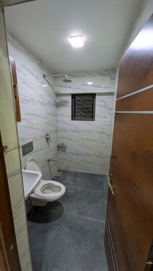 Bathroom in 3 BHK Apartment at Satellite – for Rent
