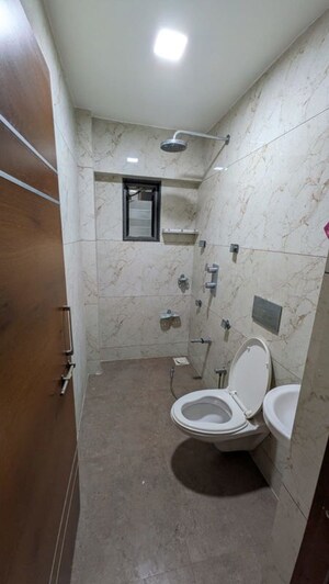 Bathroom in 3 BHK Apartment at Satellite – for Rent