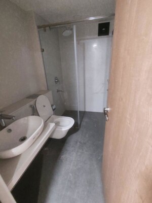 Bathroom in 3 BHK Apartment at Lodha New Cuffe Parade, Wadala – for Rent