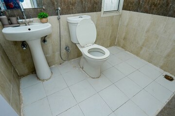 Bathroom in 2 BHK Apartment at Panchsheel Greens II, Sector 16 Greater Noida – for Sale