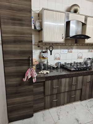 Kitchen in 1 BHK Builder Floor at West Patel Nagar – for Rent