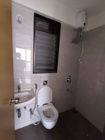 Attached Bathroom in 2 BHK Apartment at Chandak 34 Park Estate, Goregaon West – for Rent
