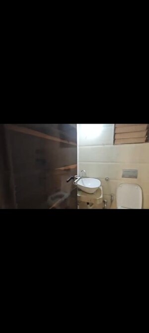 Bathroom in 2 BHK Apartment at Madhav Palacia, Ghodbunder Road – for Rent