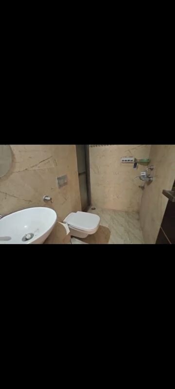 Bathroom in 2 BHK Apartment at Madhav Palacia, Ghodbunder Road – for Rent