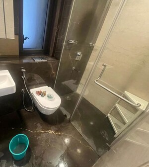 Bathroom in 2 BHK Apartment at Lodha The Park, Worli – for Rent