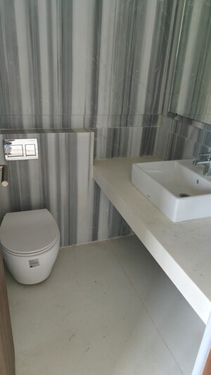 Bathroom in 3 BHK Apartment at Kalpataru Radiance, Goregaon West – for Rent