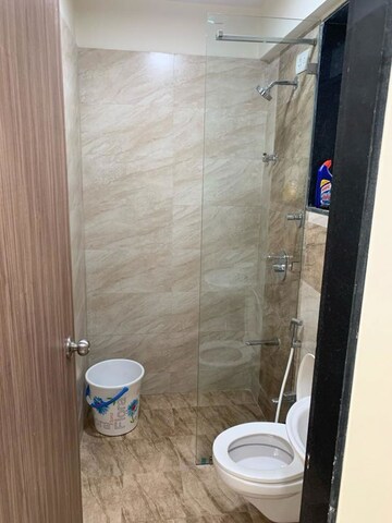 Bathroom in 2 BHK Apartment at Khandelwal Sai Iconic, Andheri West – for Rent