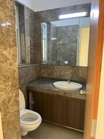 Bathroom in 3 BHK Apartment at L&T Crescent Bay T2, Parel – for Rent