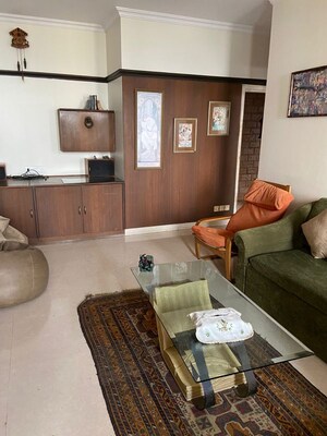 Living Room in 3.5 BHK Apartment at Oberoi Sky Gardens, Andheri West – for Rent
