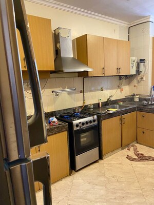 Kitchen in 3.5 BHK Apartment at Oberoi Sky Gardens, Andheri West – for Rent