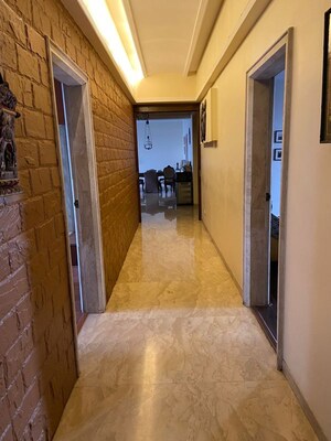 Building Lobby in 3.5 BHK Apartment at Oberoi Sky Gardens, Andheri West – for Rent