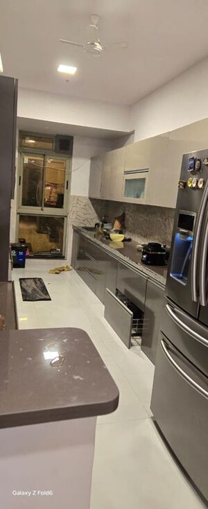 Kitchen in 4 BHK Apartment at Transcon Triumph Tower, Andheri West – for Rent