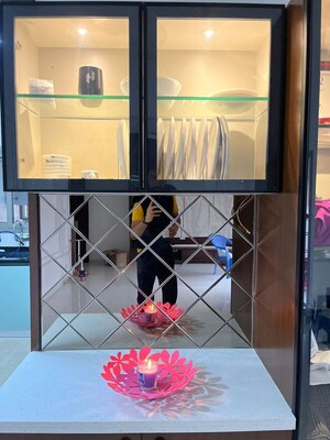 Master Bedroom in 3 BHK Apartment at Sobha Palm Courts, Kogilu – for Rent