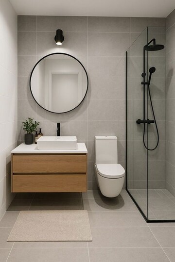 Bathroom in 3 BHK Villa at Manapullikavu – for Sale