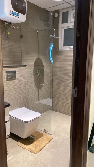 Bathroom in 4 BHK Apartment at Maya Green Lotus Utsav, International Airport Road – for Sale